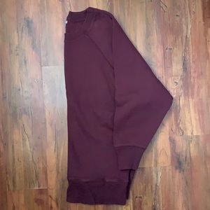 Maroon sweatshirt